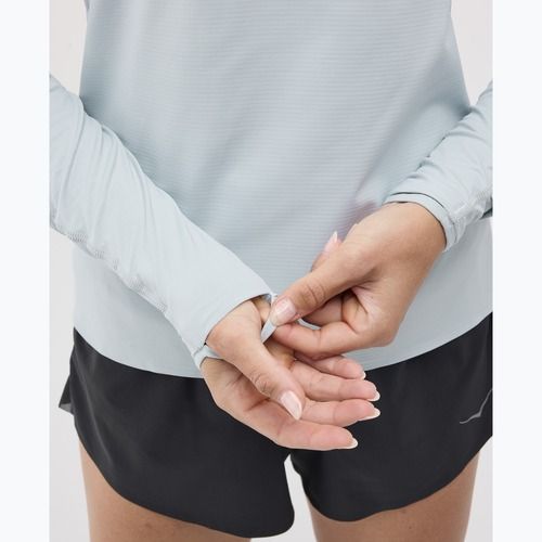 Bluză de alergare pentru femei HOKA GlideTech Quarter Zip mineral blue