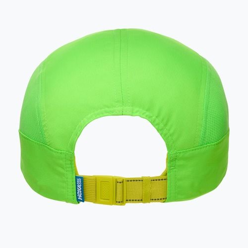 Șapcă cu cozoroc HOKA Run neon green
