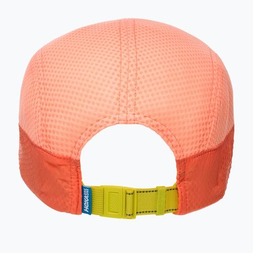 Șapcă cu cozoroc HOKA Trail Race neon cantaloupe