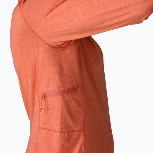 Bluză pentru femei Patagonia Capilene Cool Sun Hoody mellow melon/peach sherbet x-dye