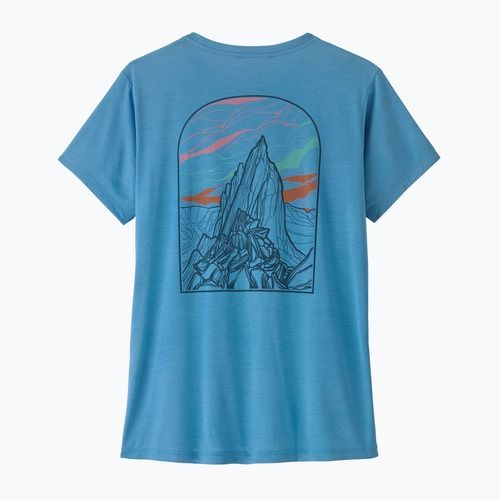 Tricou pentru femei Patagonia Capilene Cool Daily - Cloud Crag shore blue/light shore blue x-dye