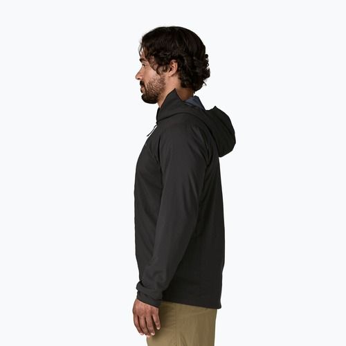 Jachetă hibrid pentru bărbați Patagonia Nano-Air Ultralight Full-Zip Hoody negru