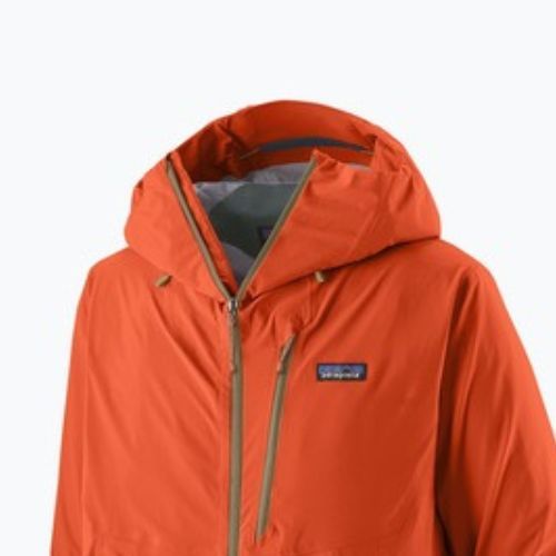 Geacă de ploaie pentru bărbați Patagonia Granite Crest Rain coal orange