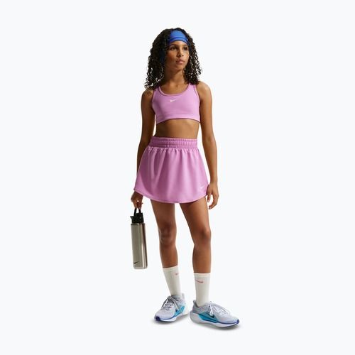 Sutien sport pentru copii Nike Swoosh light magenta/white