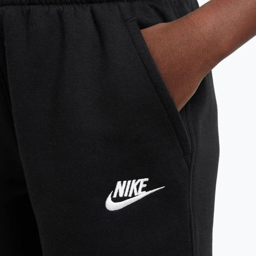 Pantaloni pentru copii Nike Sportswear Club Fleece black/white