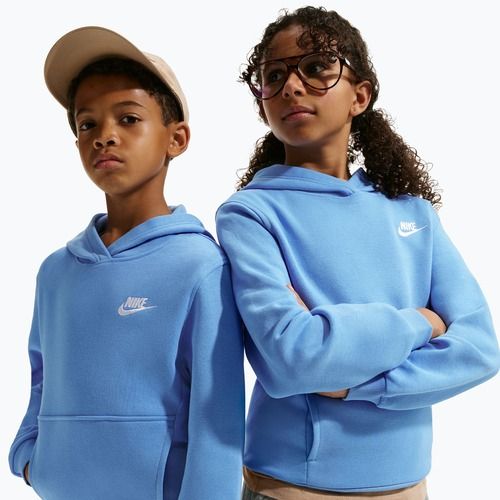 Bluză pentru copii Nike Sportswear Club Fleece university blue/white