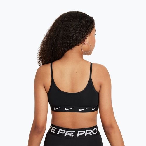 Sutien sport pentru copii Nike One black/white