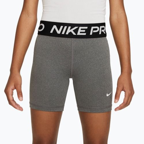 Pantaloni scurți pentru copii Nike Pro Dri-Fit 5" carbon heather/white