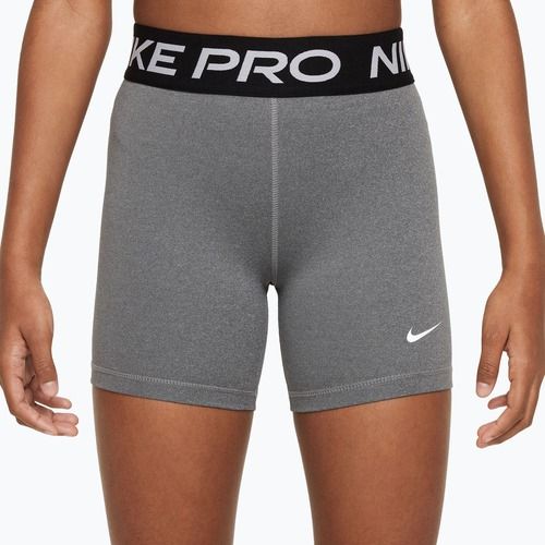 Pantaloni scurți pentru copii Nike Pro carbon heather/white