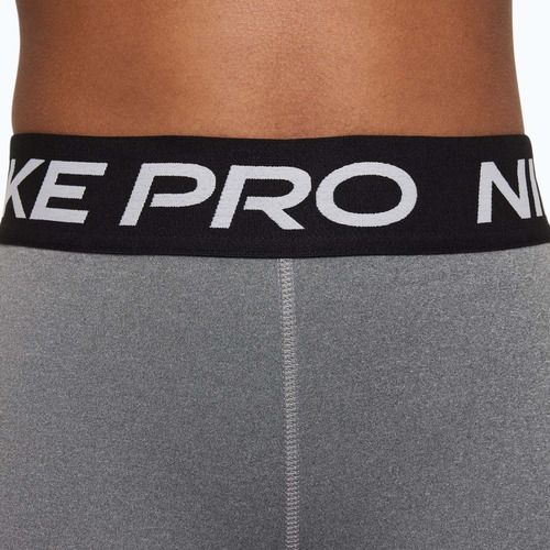 Pantaloni scurți pentru copii Nike Pro carbon heather/white