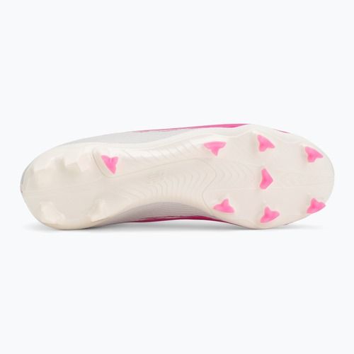 Ghete de fotbal New Balance Furon Team V8 FG pink heat/sea salt/gold metallic