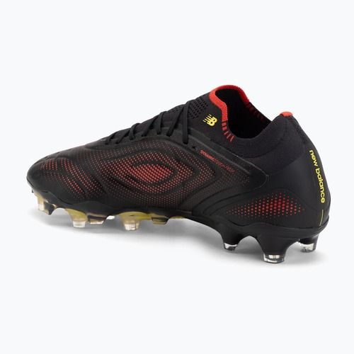 Ghete de fotbal New Balance Tekela Elite Low V5 FG black 100/punch yellow/fire cracker