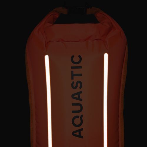 Geamandură de siguranță pentru înot cu buzunar AQUASTIC double-chamber orange