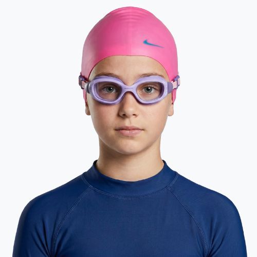 Ochelari de înot pentru copii AQUASTIC Spinny purple