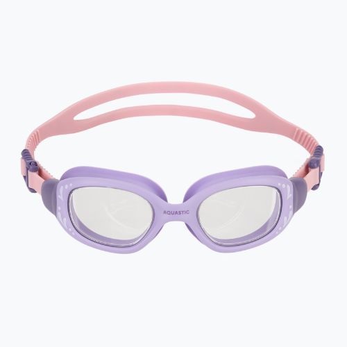 Ochelari de înot pentru copii AQUASTIC Spinny purple