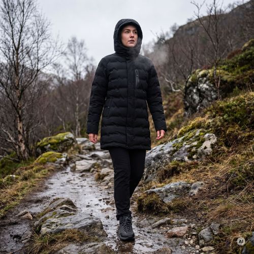 Geacă de puf damă KADVA Alpine WMNS negru