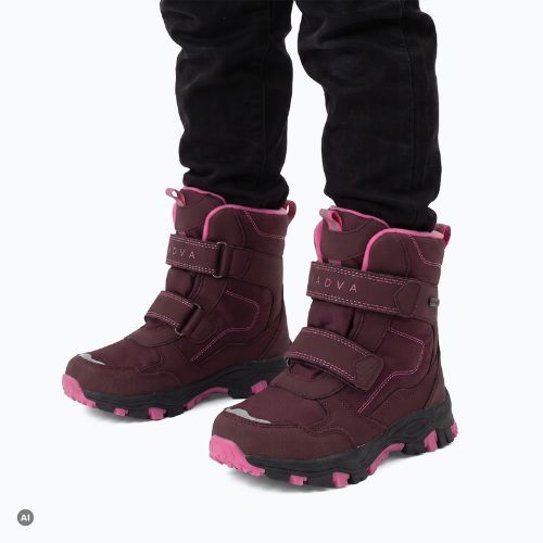 Cizme de zăpadă pentru copii KADVA Snowey Mid WP roz