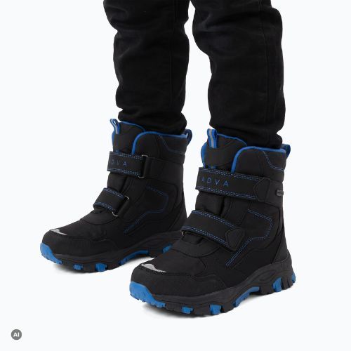 Ghete de iarnă pentru copii KADVA Snowey Mid WP negru