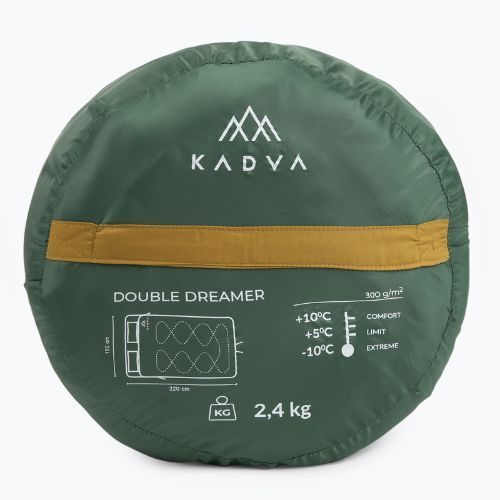 Sac de dormit dublu KADVA Double dream green
