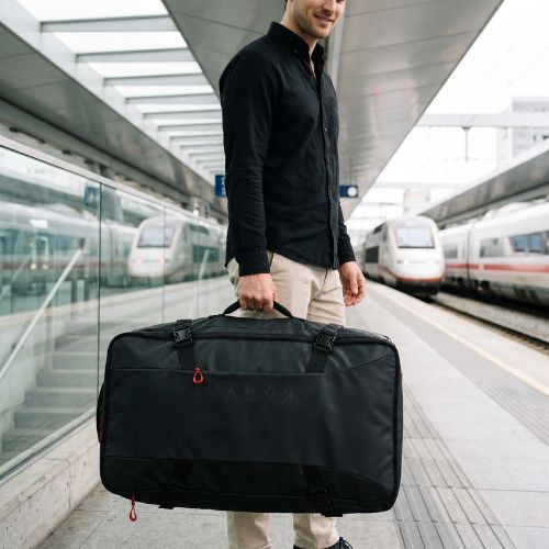 Geantă de voiaj mare KADVA Mons 100 l negru