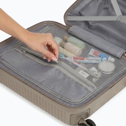 Geantă de voiaj de cabină KADVA Palero 38 l bej