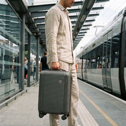 Geantă de voiaj de cabină KADVA Palero 38 l gri