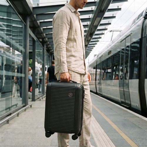 Walizka podróżna kabinowa KADVA Palero 38 l czarny