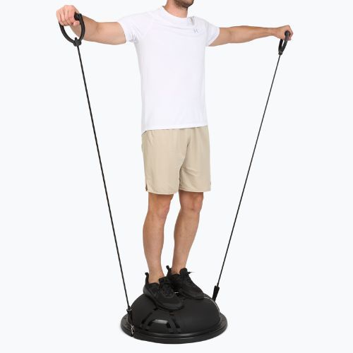Minge de gimnastică XTREXO proFIT cu benzi elastice negru