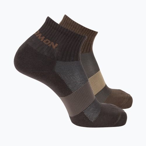 Șosete Salomon Evasion Ankle 2 pairs dark earth/walnut