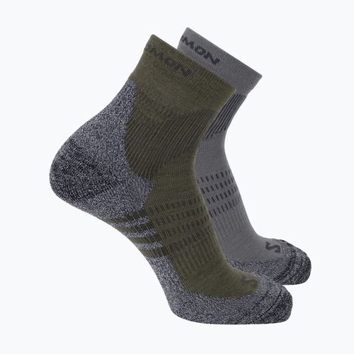 Șosete Salomon X Ultra Access Quarter 2 pairs excalibur/olive night