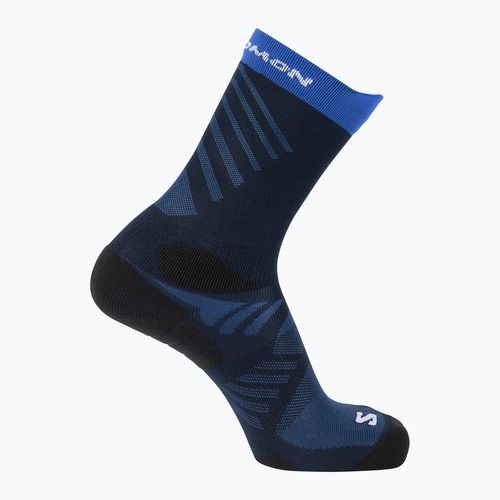 Șosete Salomon Aero Crew maritime blue/bluing/white