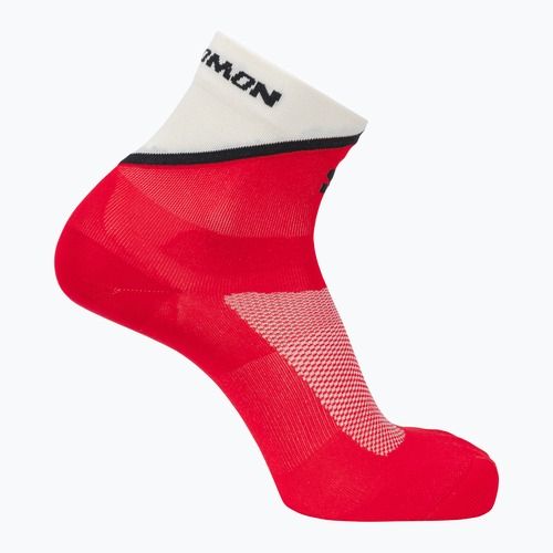 Șosete Salomon Pulse Ankle fiery red/vanilla ice/black