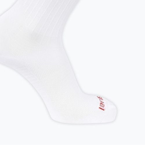 Șosete Salomon S/Lab Phantasm Crew 3 white/fiery red