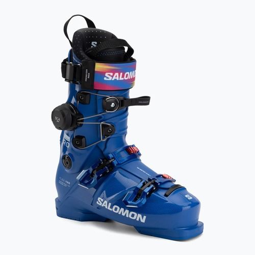 Clăpari de schi pentru bărbați Salomon S/Pro Alpha C BOA 130 race blue/white/equipe red