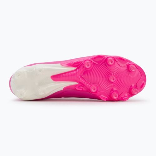 Încălțăminte de fotbal New Balance Tekela Team Low V5 FG pink heat/metallic gold/pink satin