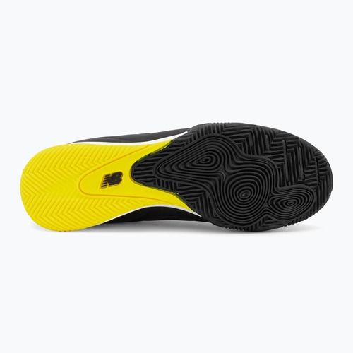 Încălțăminte de fotbal New Balance Tekela Team Low V5 IN black 100/punch yellow/fire cracker