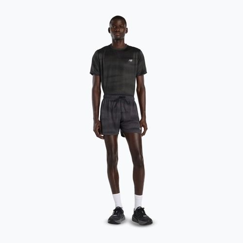 Pantaloni scurți de alergare pentru bărbați New Balance RC Printed 5" black/grey