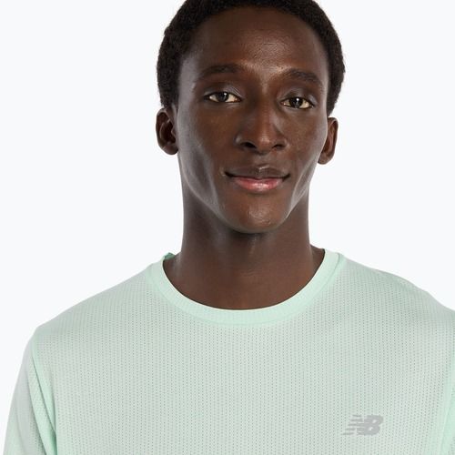 Tricou pentru bărbați New Balance Athletics Run cosmic jade heather