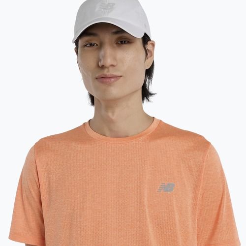Tricou pentru bărbați New Balance Athletics Run tangerine heat
