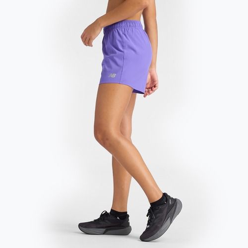 Pantaloni scurți de alergare pentru femei New Balance RC 5" electric purple