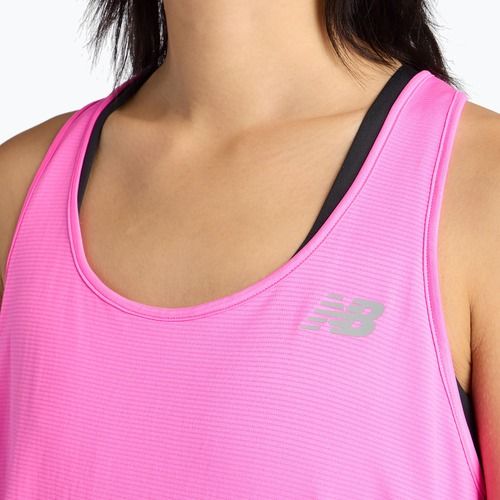 Tricou de alergare pentru femei New Balance Sport Essentials Tank pink heat