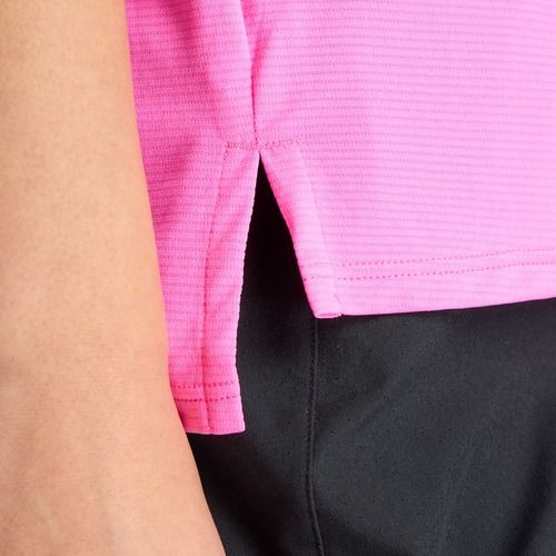 Tricou de alergare pentru femei New Balance Essentials pink heat