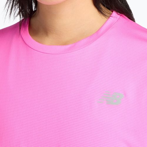 Tricou de alergare pentru femei New Balance Essentials pink heat