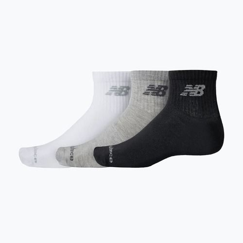 Șosete New Balance Performance Basic Ankle 3 perechi white/silver metallic