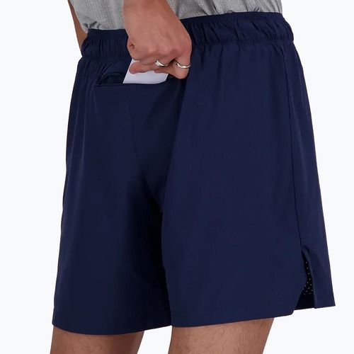 Pantaloni scurți de alergare pentru bărbați New Balance RC Seamless 7" navy