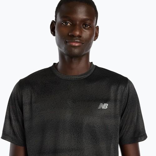 Tricou pentru bărbați New Balance Athletics Printed black/grey