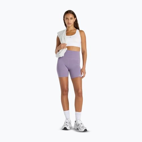 Pantaloni scurți pentru femei New Balance Harmony High Rise candied violet