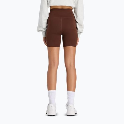Pantaloni scurți pentru femei New Balance Harmony High Rise pumpernickel