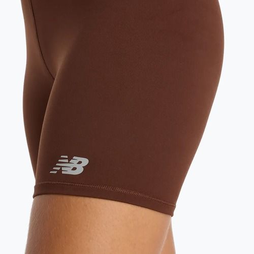 Pantaloni scurți pentru femei New Balance Harmony High Rise pumpernickel
