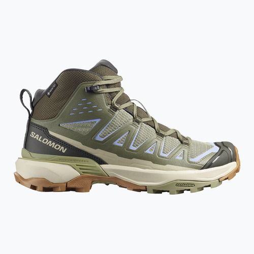 Încălțăminte de trekking pentru femei Salomon X Ultra 360 Edge Mid GTX tea/deep lichen green
